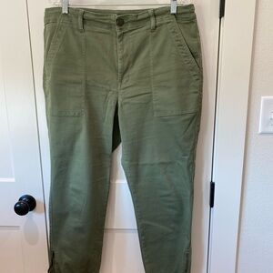 Cabi olive green Compass pant